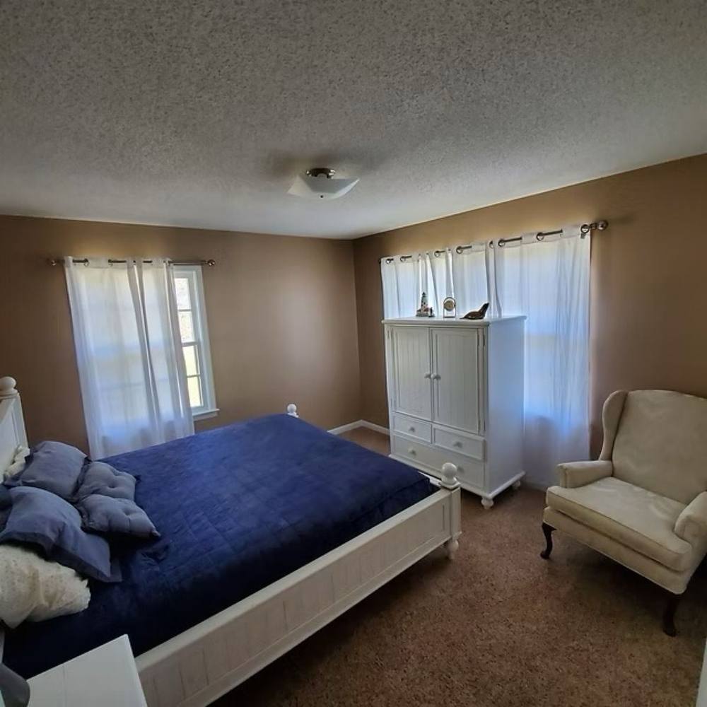 Main floor bedroom at Cloverdale House